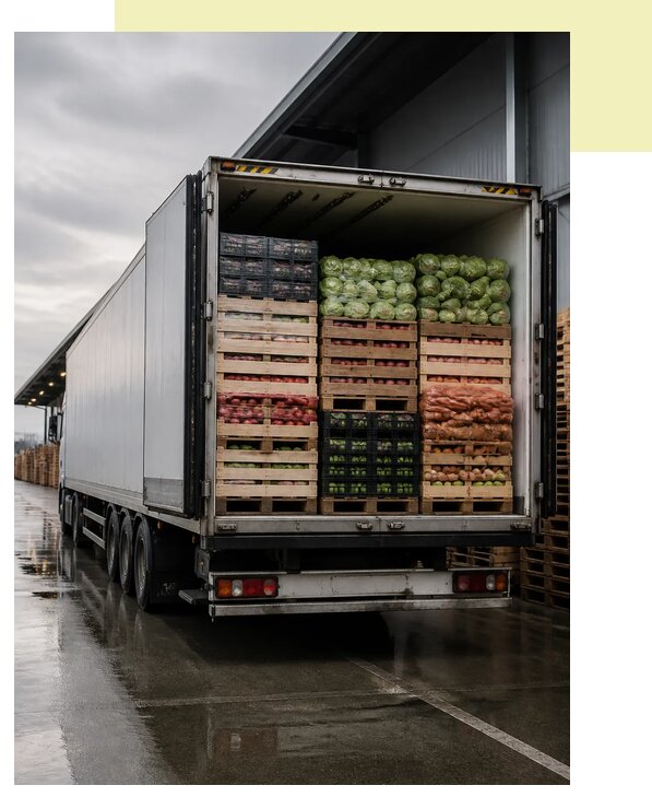 Перевозка плодоовощной продукции в Саянск по цене от 5087 р. | Агросервис-Сск